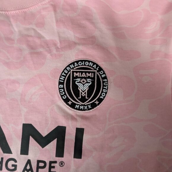 NWT: A BATHING APE Miami Graphic T-Shirt Pink Camo Design Size 3XL - Picture 8 of 10